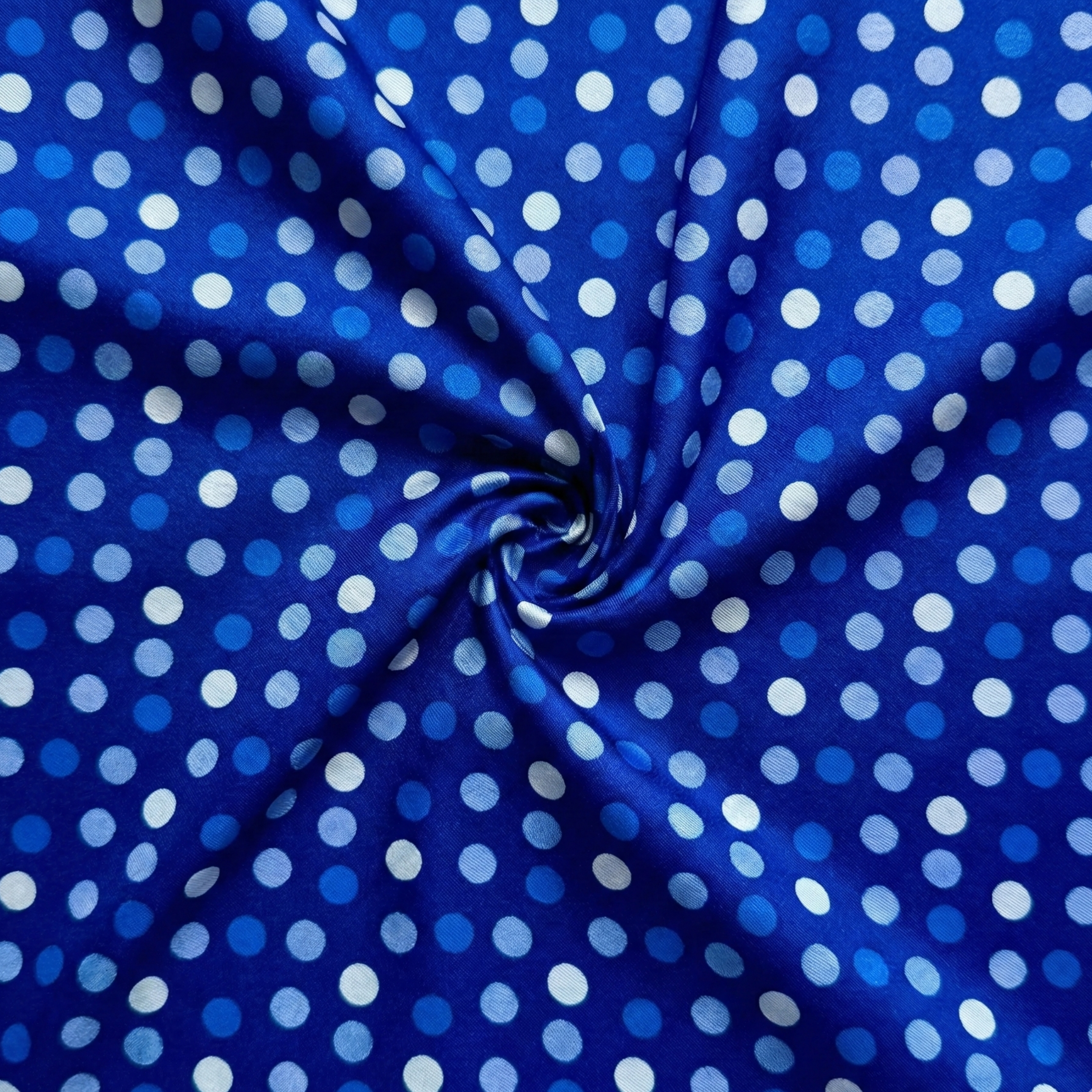 Blue & Steel Polka Dot Pocket Squares