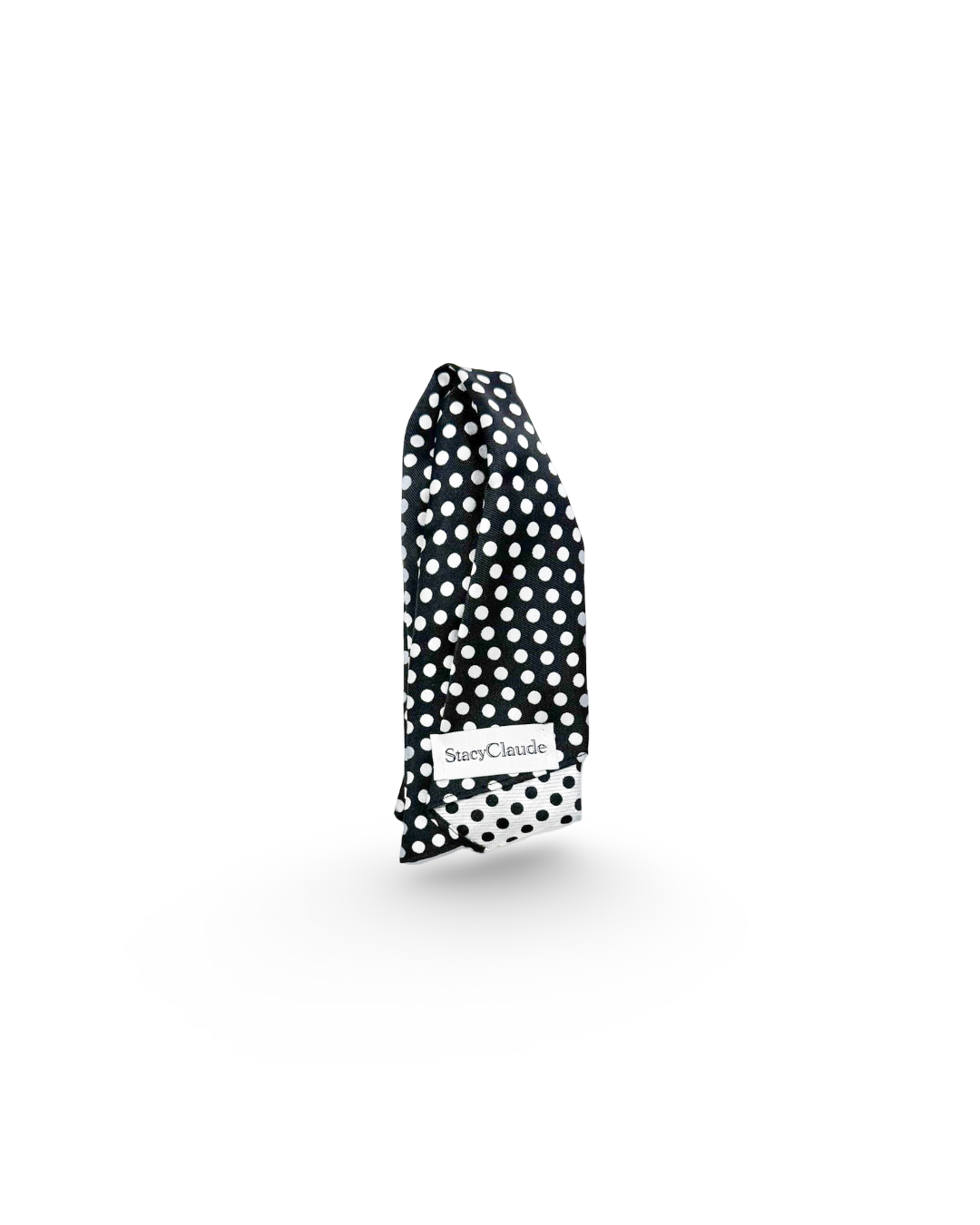Cloud9 • Black & White Polka Dot - Puff Fold Pocket Square