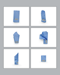 Blue Collection - 6-Piece Pocket Square Bundle