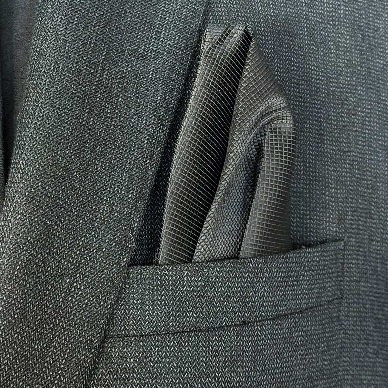 Cloud9 • Black - Puff Fold Pocket Square