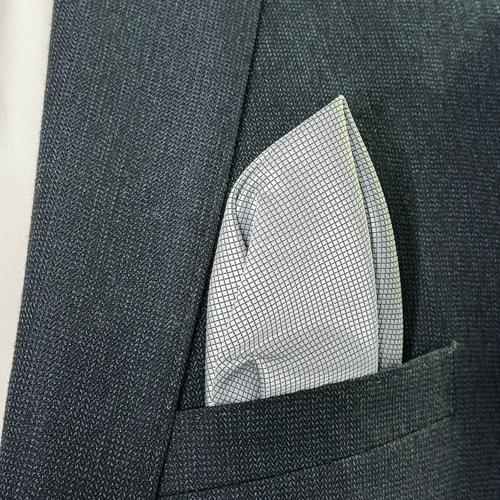 Cloud9 • Grey - Puff Fold Pocket Square