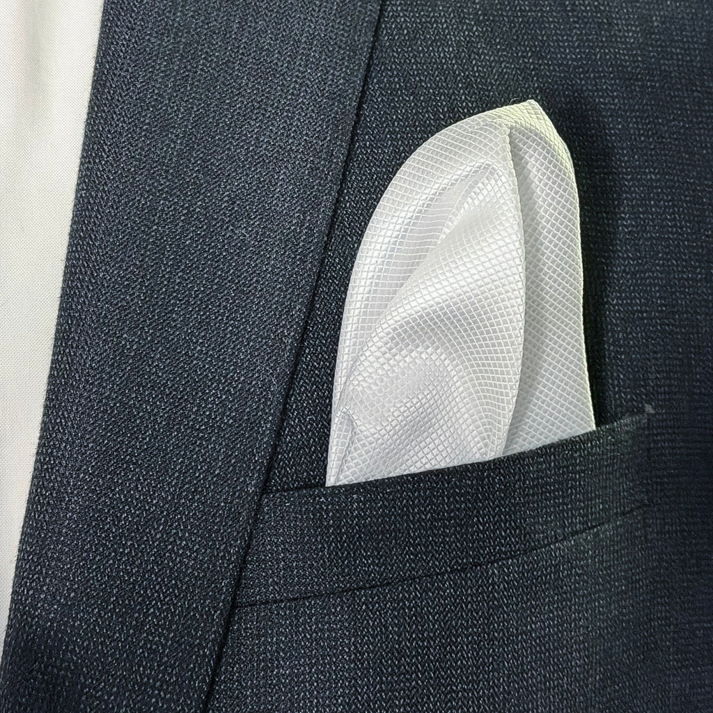 Cloud9 • White - Puff Fold Pocket Square