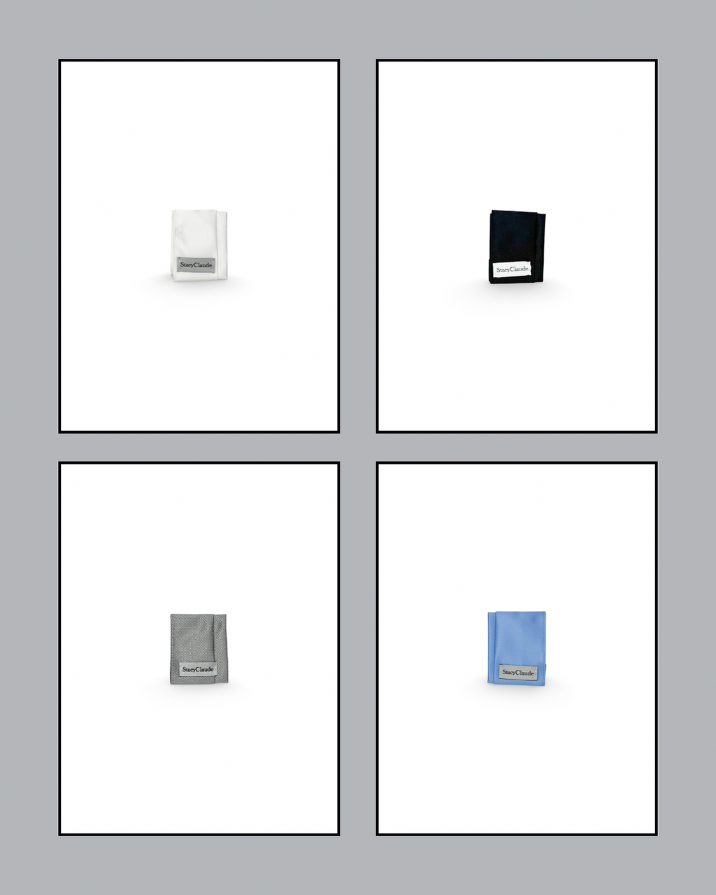 Dash Collection - 4-Piece Pocket Square Bundle