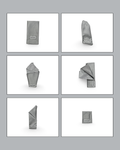 Grey Collection - 6-Piece Pocket Square Bundle