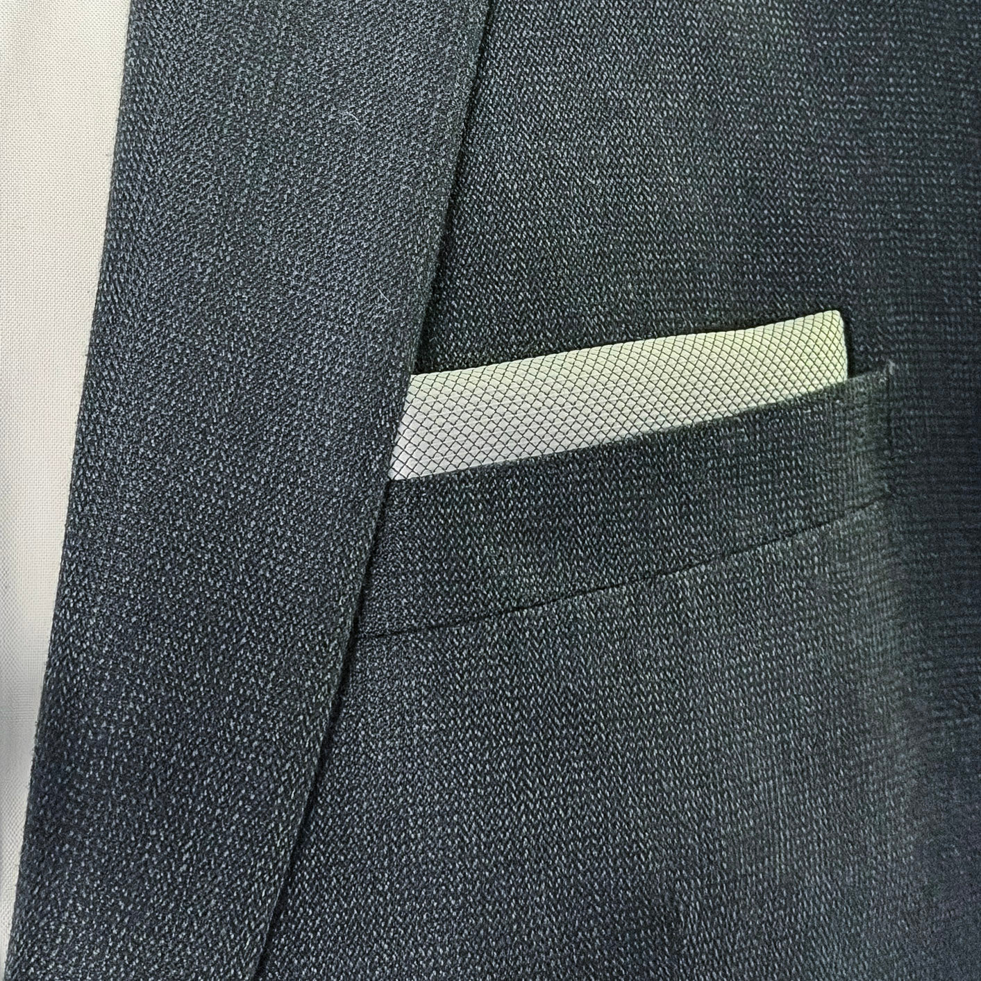 Legacy • Grey - Presidential Fold Pocket Square