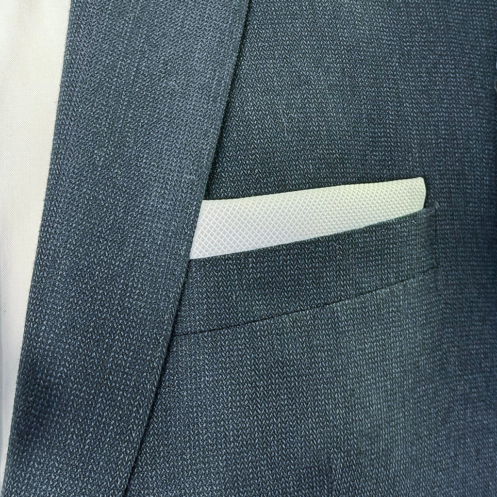 Legacy • White - Presidential Fold Pocket Square