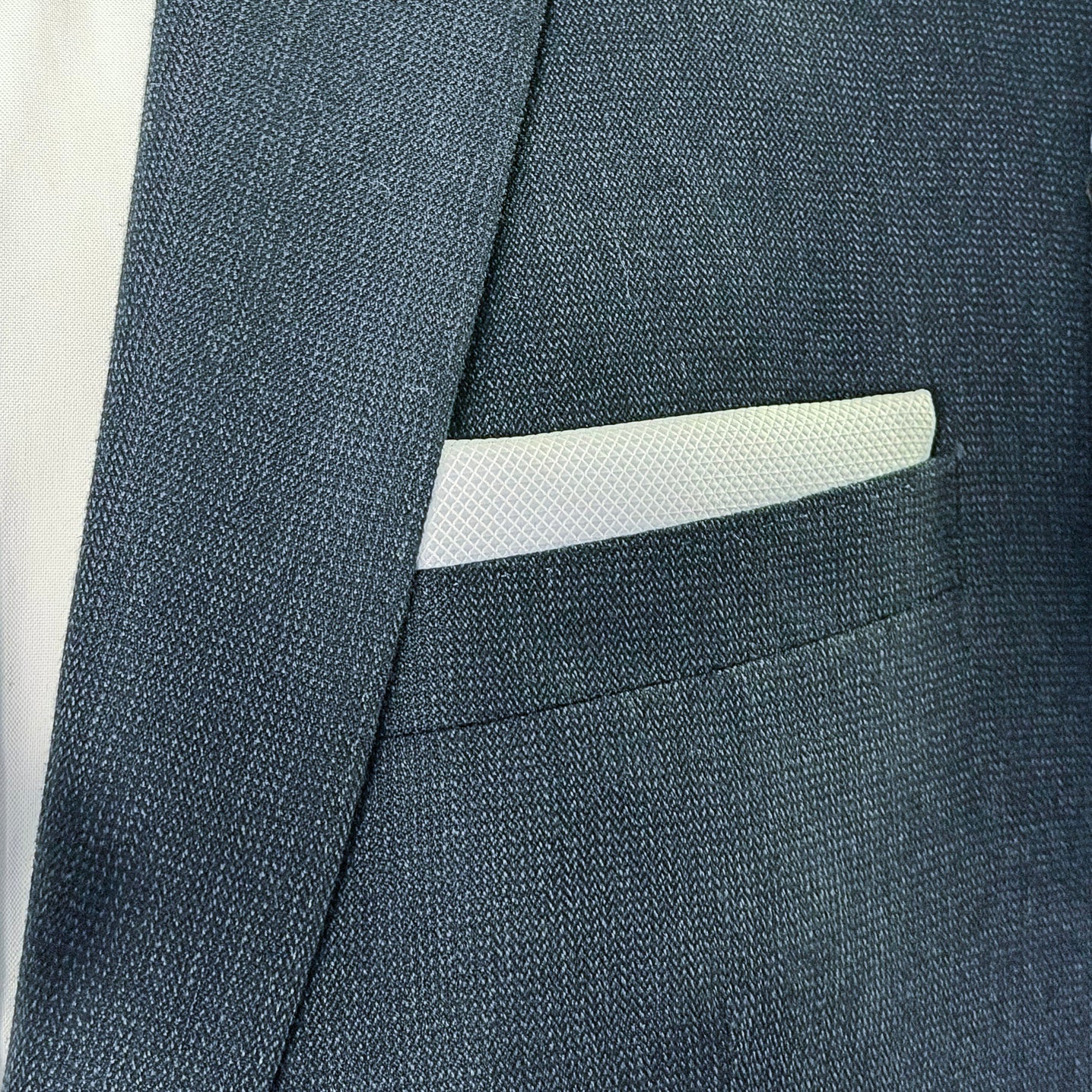 Legacy • White - Presidential Fold Pocket Square
