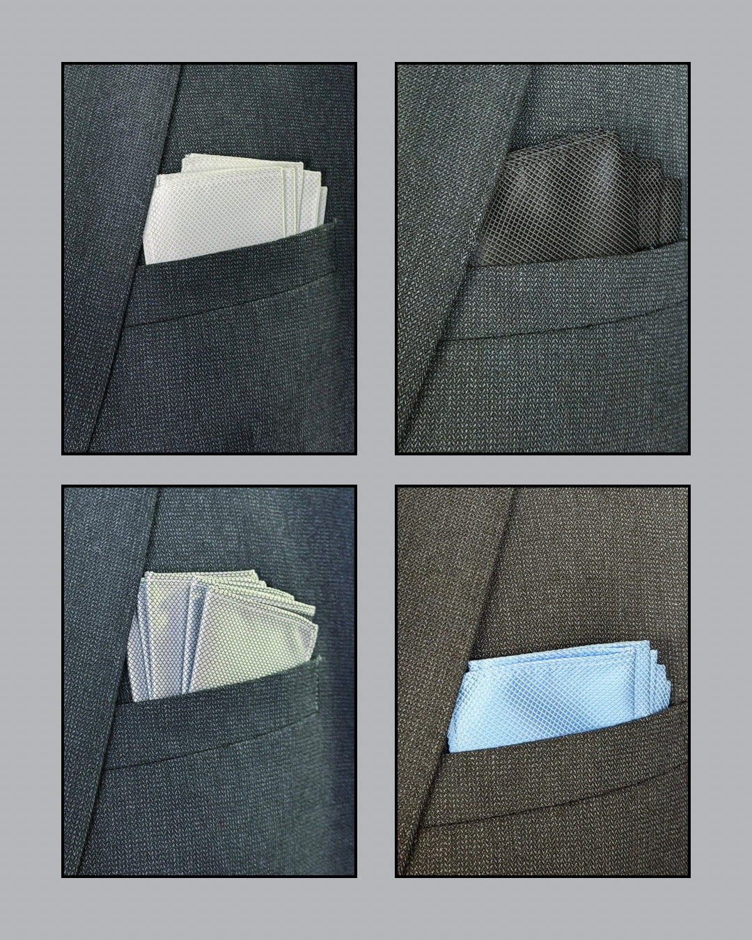 Magic Collection - 4-Piece Pocket Square Bundle