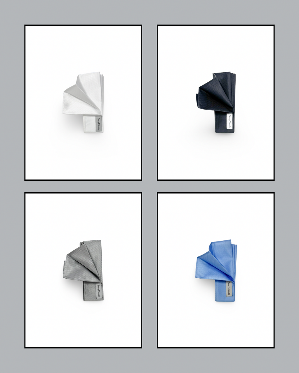 Magic Collection - 4-Piece Pocket Square Bundle