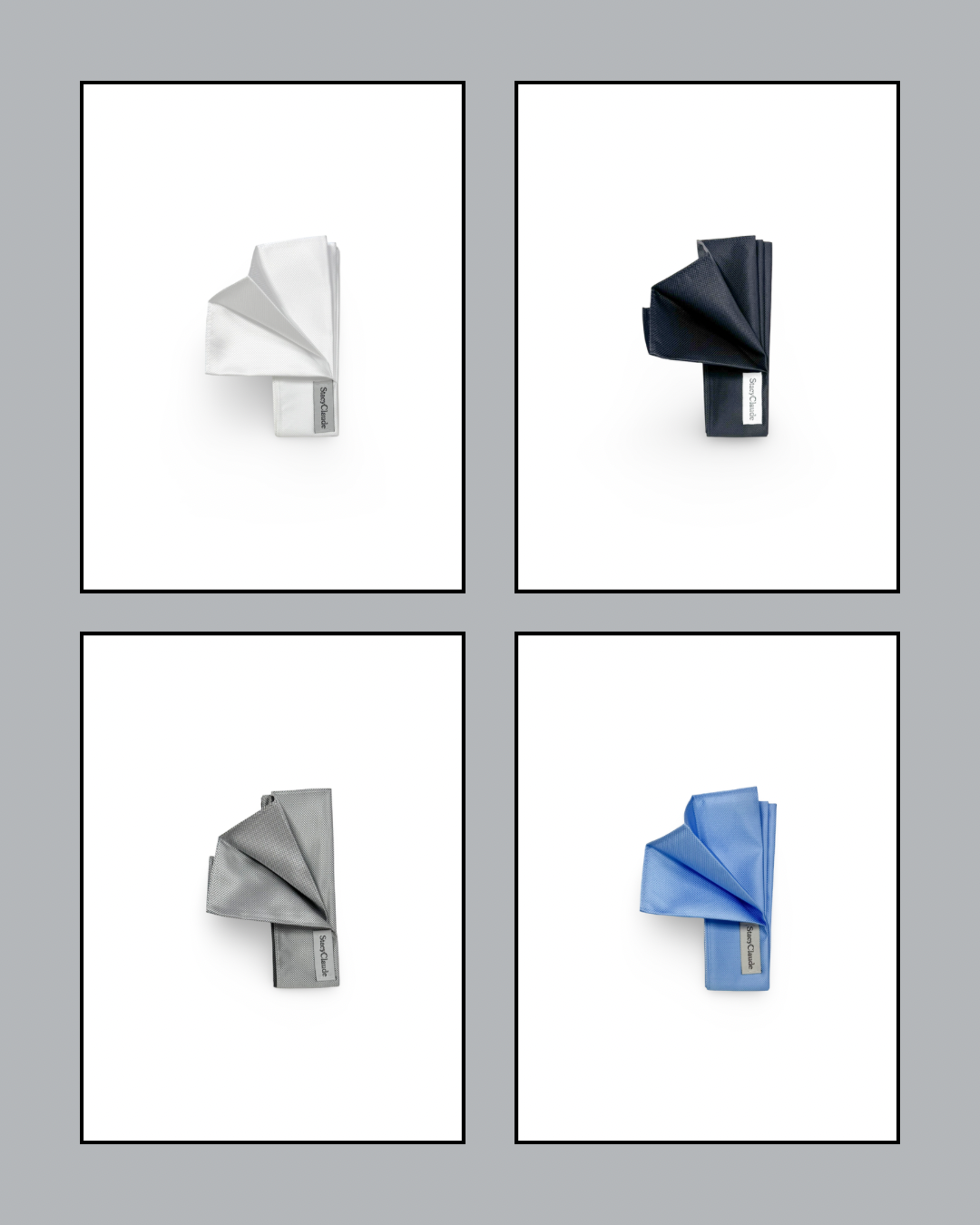 Magic Collection - 4-Piece Pocket Square Bundle