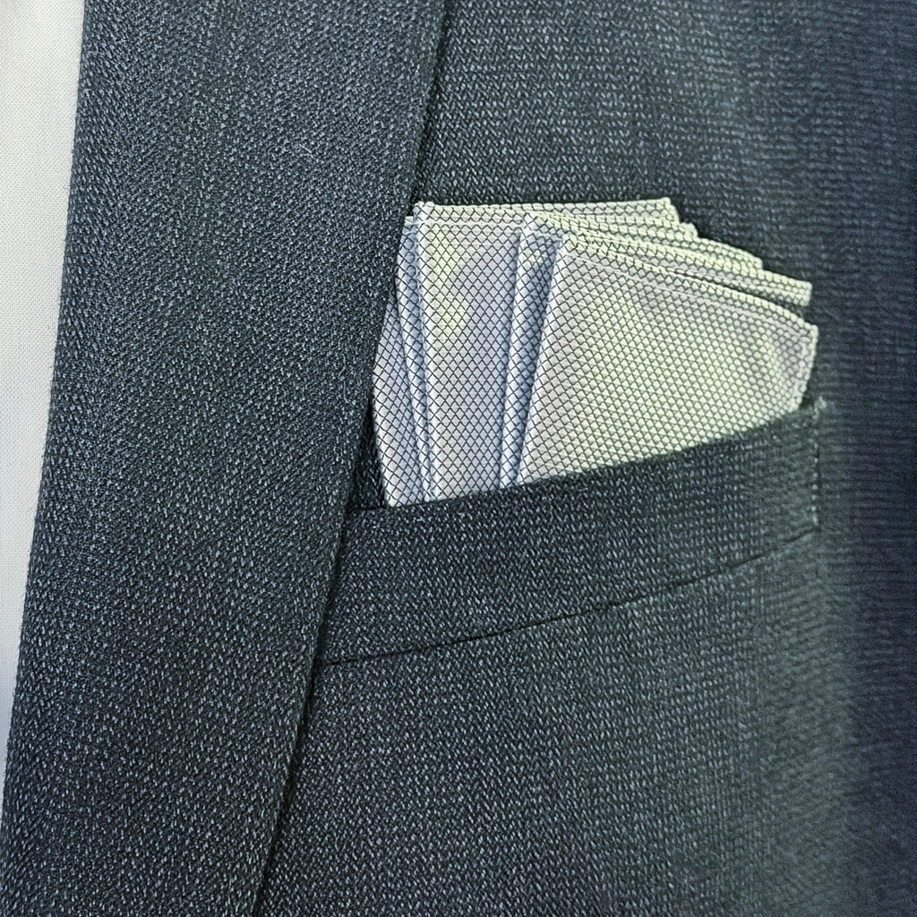 Magic • Grey - Signature Fold Pocket Square