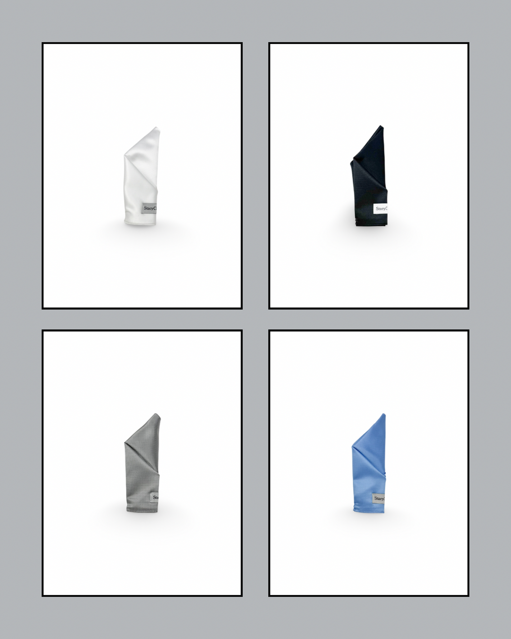 Summit Collection - 4-Piece Pocket Square Bundle